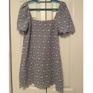 Blue floral Zara dress